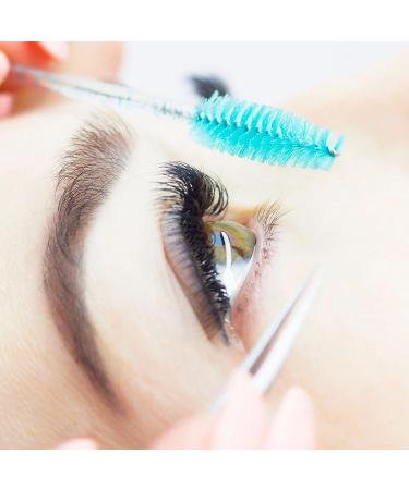 Yumflan 50 Pcs Disposable Eyelash Brushes - Crystal Blue Mascara Wands for Extensions & Makeup Application - Buy Online on GoSupps.com