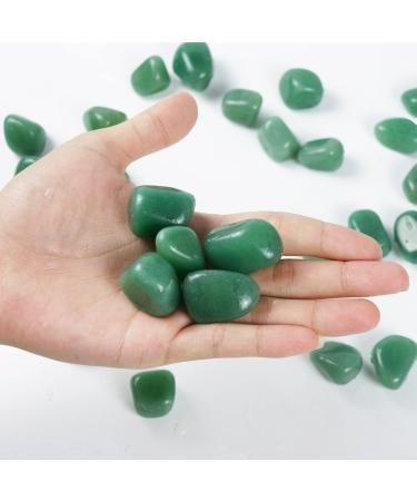 Nvzi Brazilian Green Aventurine Tumbled Polished Crystals - 10 Packs | Healing Energy Quartz Bulk for Wicca, Reiki, Chakra Stones - Buy Online on GoSupps.com