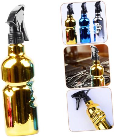 Ipetboom Hair Salon Spray Bottle Empty Sprayer Spray Bottle Hair Pressure Pump Sprayer Cosmetic Sprayer Bottlers Water Spray Gardening Spray Bottle Plant Portable Plastic Dispenser Filling 23.5x6cm Golden - Buy Online on GoSupps.com