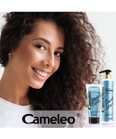 Cameleo Waves & Curls Conditioner - Keratin Hair Care for Curly & Wavy Hair - Smooth & Regenerate Curls - 200ml - Buy Online on GoSupps.com