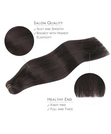 Purchase Salted Real Hair Extensions - 55cm 110g Natural Black Tresses for Sew-In | Premium Quality Hair Wefts - Buy Online on GoSupps.com