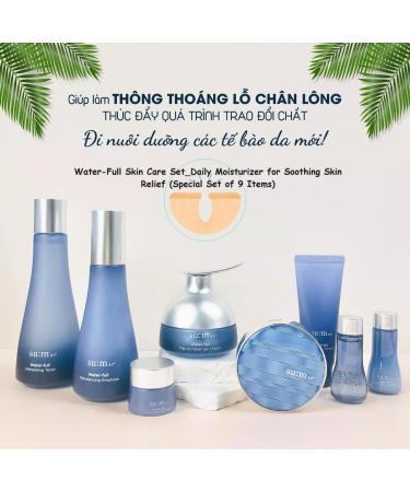Water-Full Skin Care Set - Daily Moisturizer for Soothing Relief | 9-Piece Made in Korea | UBuy Shop - Buy Online on GoSupps.com