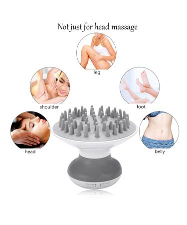 Buy Electric Head Massager - Anti-Static Scalp Massager for Relaxation Stress Relief & Hair Loss Treatment - International Shipping Available - Buy Online on GoSupps.com