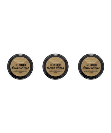 Facestudio 500 Sparkling Citrine Highlighter, Pack of 3 (3 x 9 g)