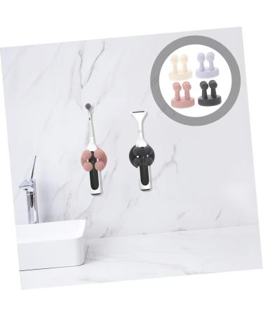 NOLITOY 4pcs Nail- Seamless Hook Towel Hook Razor Holder Bathroom Wall Hooks Hat Hooks - Buy Online on GoSupps.com