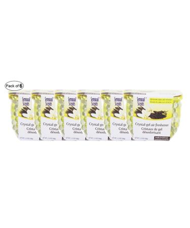 Sensual Scents Crystal Gel Air Freshener- Vanilla Sandalwood (150g) (Pack of 6)