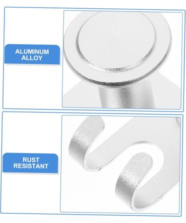 Cabilock 4-Piece No Hook Shaving Hooks - Bath Towel & Razor Holder for Men | Aluminum Alloy Storage Solutions for Bathroom - Buy Online on GoSupps.com