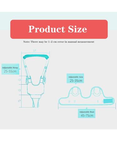 IULONEE Baby Walking Harness Breathable Mesh Handheld Toddler Helper Assistant Child Walker Help Standing Up and Walking Belt Learning Helper Infant Safety Harness for 7-24 Month Baby (Mesh Grey) - Buy Online on GoSupps.com