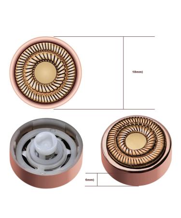 Finishing Touch Flawless Facial Hair Remover Shaver Replacement Heads - Pack of 2, Rose Gold - Buy Online on GoSupps.com