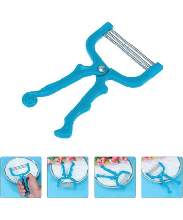 Healifty Spring Epilator Facial Hair Remover 2pcs Set - Stainless Steel Hair Threader for Upper Lip, Chin, Cheeks, and Neck - Blue - Buy Online on GoSupps.com