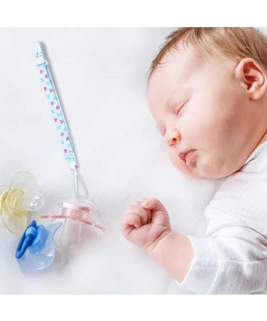 7 Pieces Baby Dummy Pacifier Clips | Universal Holder Leash for Boys & Girls | Sky Blue Teething Ring Set - Buy Online on GoSupps.com