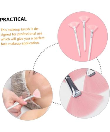 4pcs Makeup Brush Fan Highlighters Pink Powder Brows Cream Women Facial Brush The Face Cosmetic Miss - Buy Online on GoSupps.com