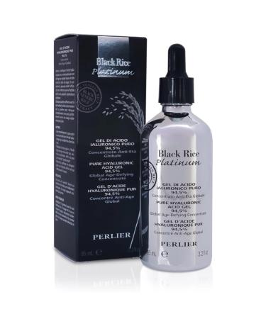 Perlier Black Rice Platinum 94.5% Pure Hyaluronic Acid Gel 3.2 fl. oz.