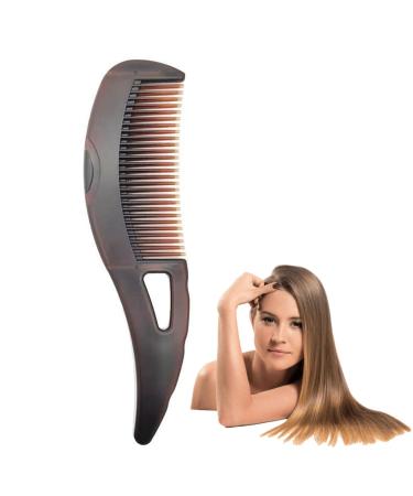 Cow horn comb horn-haired comb antistatic comb with large teeth ABS innovative design comb hair brush hair-head skin massage brush for thick hair wet dry hair care women and men