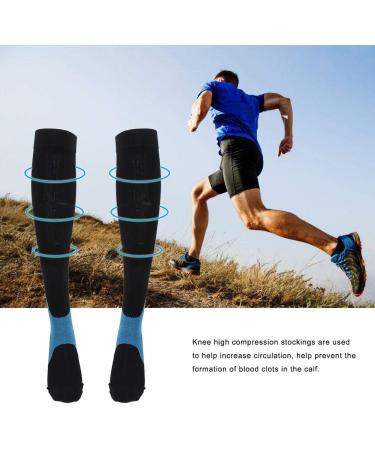 Keenso Compression Stockings for Men - 20-30 mmHg Knee-High Support for High Calves - Dark Green - Buy Online on GoSupps.com