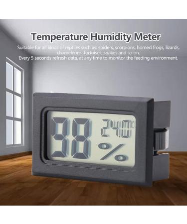 Oumefar Wireless Digital Measuring Device | Temperature & Moisture Meter for Reptiles & Terrarium - Hygrometer Thermometer (No Batteries Included) - Buy Online on GoSupps.com