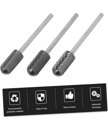 POPETPOP 3pcs Set Nail Polisher Nail Drill Tips Nail Art Accessory Manicure Pedicure Bit Nail Drill Tool Diamond Drill Bits Nail Bit Manicure Polish Drill Bit Tungsten Steel Mandrel Alloy - Buy Online on GoSupps.com