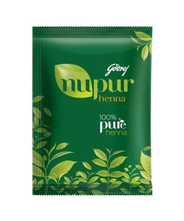 Godrej Nupur Henna 120g x 3 Packs - Natural Hair Color with 9 Herbs - Buy Online on GoSupps.com