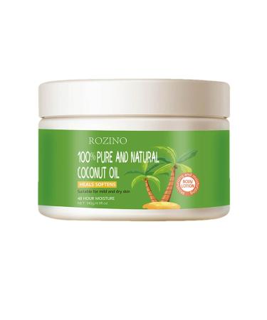 Coconut Oil Moisturizing Cream Quickly Absorbed Coconut Lotion Hydrating Coconut Body Cream Long-lasting Coconut Oil Moisturizer Refreshing Body Moisturizer for Women Man Kids