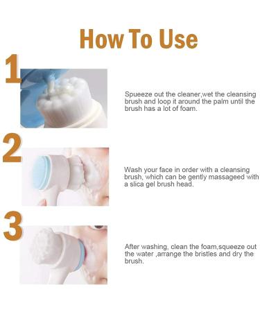 4-in-1 Face Cleaning Brush Set - Silicone Mask Brush & Scrubber for Anti-Aging | Deep Peeling Makeup Tools (4 Pieces) - Buy Online on GoSupps.com