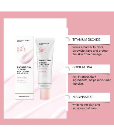  Generisch Tone Up Sunscreen 50g SPF/SPF 50+PA++++ luminous and brightening protection moisturizing Tone Up Sun (1) - Buy Online on GoSupps.com