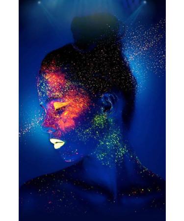 UV Glow Blacklight Face and Body Paint - 6 Color Set for Stage, Clubbing, and Costume Makeup - Buy Online on GoSupps.com