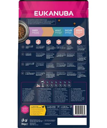 Eukanuba Senior Dog Food with Fresh Chicken for Small Breeds - Premium Dry Food 3 kg Pack - International Shipping Available - Buy Online on GoSupps.com