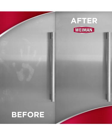 Weiman Stainless Steel Cleaner and Polish (2 Pack) - Protects Appliances, Prevents Fingerprints, Leaves Streak-Free Shine - for Refrigerator, Dishwasher, Oven, Grill - Buy Online on GoSupps.com