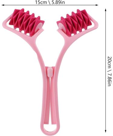 Besportble Y-Shape Hand Massager - Multi-Use Self-Massage Device for Legs Neck Arms & Elbows - Red Body Muscle Tension Relief - Buy Online on GoSupps.com