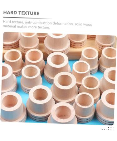 Minkissy 60 STK Moxa Fire Extinguishers - Moxibustion Accessories & Wooden Circulation Rolls for Home Use - Buy Online on GoSupps.com