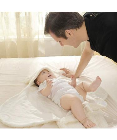 Cute Unisex Newborn Cotton Sleeping Bag | Thicken Blanket Swaddle | Baby Girl Gifts 0-6 Months (White) - Buy Online on GoSupps.com