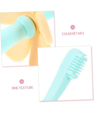 Buy TOVINANNA Silicone Baby Toothbrushes 2 Pack Manual Oral Care for Children | Safe & Soft Training Toothbrush - Buy Online on GoSupps.com