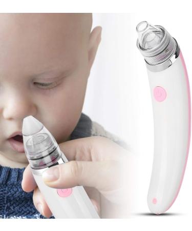 Blackhead Sucker Nasal Aspirator for Newborns & Women - Pink Electric Nose Cleaner for Deep Facial Cleansing and Skin Care - Buy Online on GoSupps.com