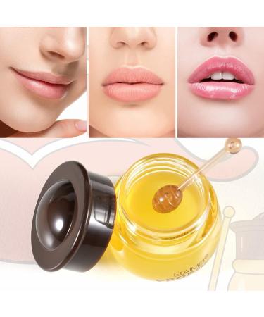 Zhoujie Honey Lip Mask - Propolis Moisturizing Lip Balm for Dry Cracked Lips | Nourishing Hydration & Repair for Women - Buy Online on GoSupps.com