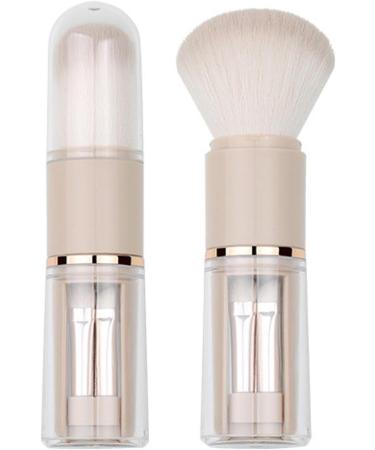 Travel Makeup Brush Set Cosmetics Brush Set - Portable Powder Brushes 5-in-1 Retractable Foundation Concealer Brush for Cosmetics Travel brown - Buy Online on GoSupps.com