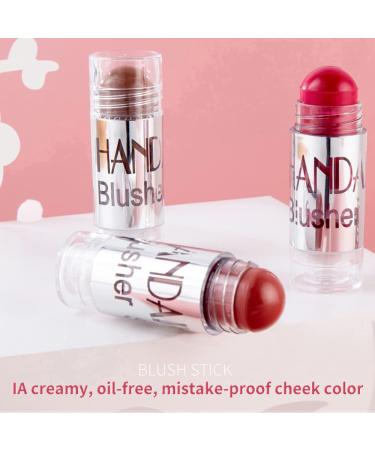 Handaiyan Moisturizing Rouge Blusher Stick - Natural Three-Dimensional Highlighter for Soft Skin (B) - Buy Online on GoSupps.com