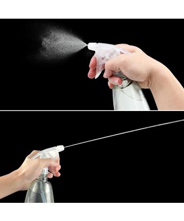 Buy Gvolatee 3 STK 500ml Refillable Spray Bottles - Transparent Plastic Atomizers for Plants Hair and Cleaning - Buy Online on GoSupps.com