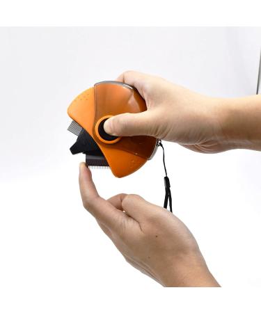 Precorn 3-in-1 Pet Brush for Cats | Orange Long & Short-Haired Grooming Tool | Massage & Fur Care Hair Remover - Buy Online on GoSupps.com