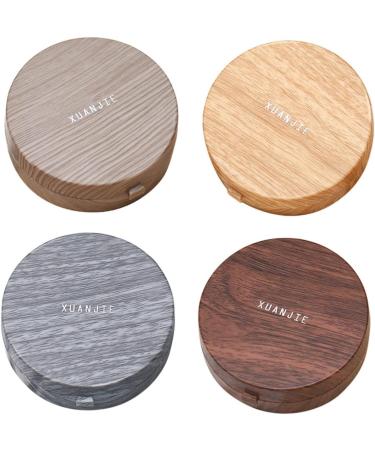 Shop Gatuida Colored Contact Lens Containers with Tweezers & MAM Bottle Handles - Travel-Friendly Wood Grain Design - Buy Online on GoSupps.com