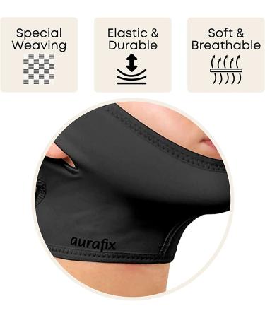 Women's Post Surgical Chin Strap - Neck Compression Bandage for Face Slimming and Jowl Tightening - Medium Black (1 Pack) - Buy Online on GoSupps.com