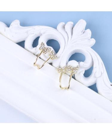 Vintage Crystal Butterfly Earrings - Rhinestone Claw Studs & Sparkly CZ Jewelry for Women - International Shipping Available - Buy Online on GoSupps.com