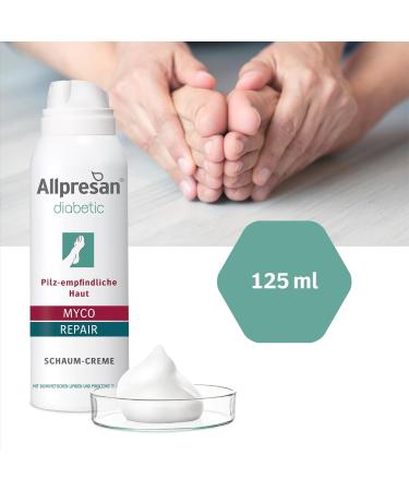 Allpresan Diabetic Myco + Repair Foam Cream - Best Solution for Dry Cracked Foot Skin & Athlete's Foot - International Shipping Available - Buy Online on GoSupps.com