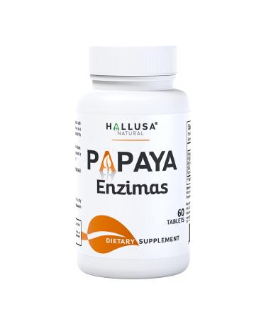 Papaya Enzimas for Digestion Supports Body Detoxification 60 Tablets 30 Day Supply