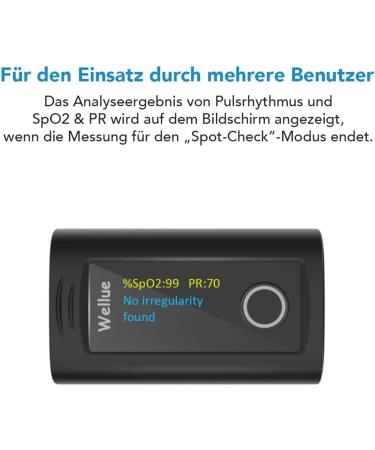 Viatom Bluetooth Finger Pulse Oximeter - Accurate Blood Oxygen & Heart Rate Monitor with App 12 Data Records Alarm Feature - Buy Online on GoSupps.com