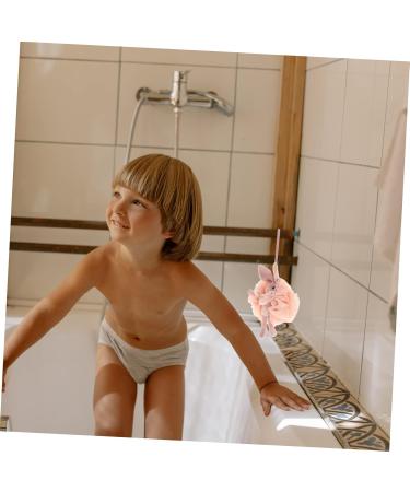 Didiseaon Bath Mesh Sponge Bath Scrub Bath Loofahs Balls Bathing Accessories Adorable Shower Balls Exfoliating Loofah Bath Shower Pouf Sponge Mesh Bath Household Products Clean Pe Pink Child - Buy Online on GoSupps.com