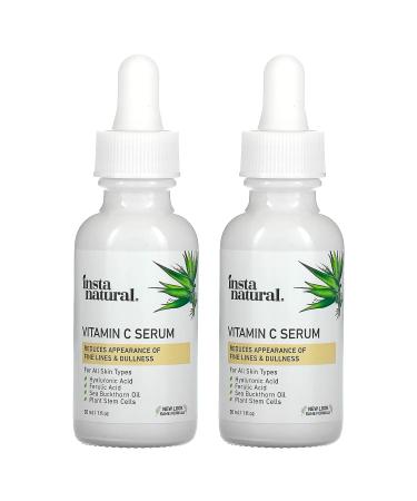 InstaNatural Vitamin C Serum 2-Pack Skin Kit 2 Pack 1 fl. oz (30 ml) Each