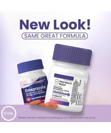 OmepraCareDR 20mg Acid Reducer for Heartburn | 42 Tablets | 3-Pack Carton | Delayed-Release Formula - Buy Online on GoSupps.com