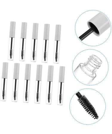 Beavorty 33 Pcs Eyelash Tube Tubes Vials Refillable Mascara Tube Eyelash Cream Bottle Plastic White - Buy Online on GoSupps.com