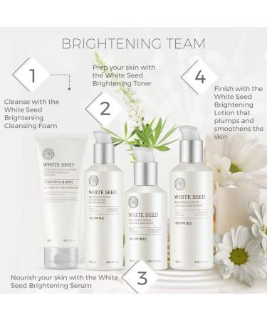 The Face Shop White Seed Peeling Foam Cleanser - Brightening Exfoliant for Radiant Skin | International Shipping Available - Buy Online on GoSupps.com