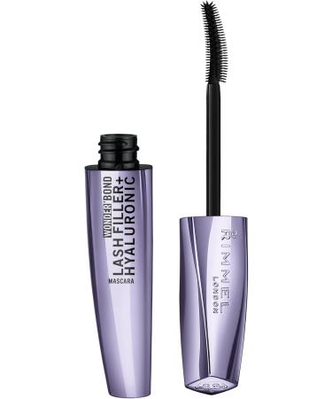 Coty Rimmel WonderBond Lash Filler + Hyaluronic 001 Black Mascara Filling mascara binding serum mascara volume mascara hyaluronic acid does not smudge does not clump does not flake 11 ml - Buy Online on GoSupps.com